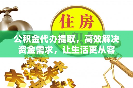 绍兴公积金代办提取，高效解决资金需求，让生活更从容