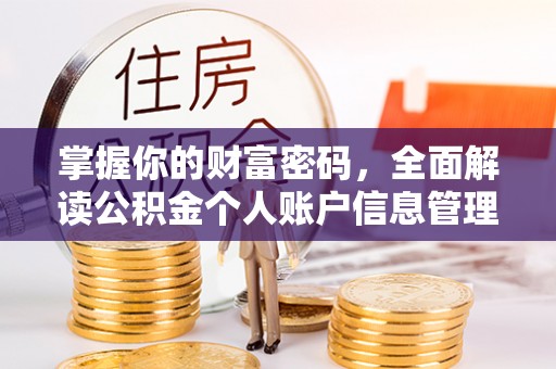 绍兴掌握你的财富密码，全面解读公积金个人账户信息管理