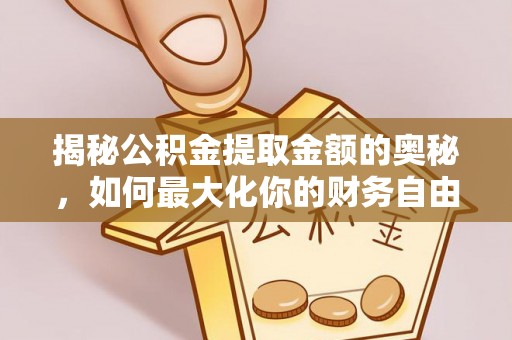 绍兴揭秘公积金提取金额的奥秘，如何最大化你的财务自由