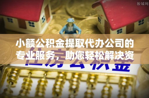 绍兴小额公积金提取代办公司的专业服务，助您轻松解决资金难题