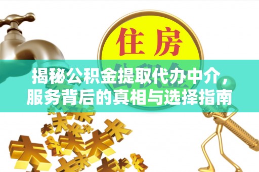 绍兴揭秘公积金提取代办中介，服务背后的真相与选择指南