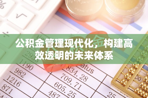 绍兴公积金管理现代化，构建高效透明的未来体系