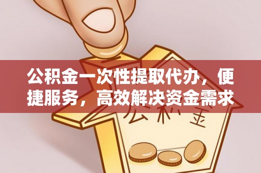 绍兴公积金一次性提取代办，便捷服务，高效解决资金需求
