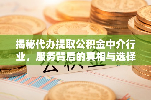 绍兴揭秘代办提取公积金中介行业，服务背后的真相与选择指南