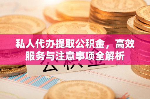 绍兴私人代办提取公积金，高效服务与注意事项全解析