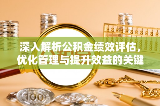 绍兴深入解析公积金绩效评估，优化管理与提升效益的关键路径