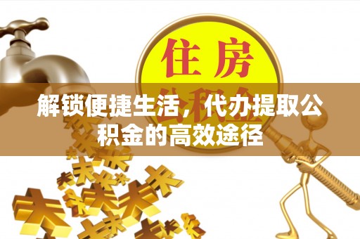 绍兴解锁便捷生活，代办提取公积金的高效途径