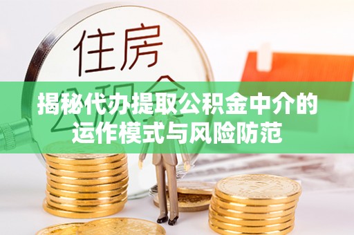 绍兴揭秘代办提取公积金中介的运作模式与风险防范