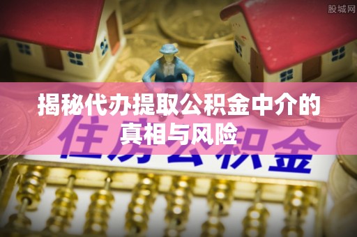 绍兴揭秘代办提取公积金中介的真相与风险
