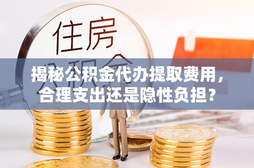 绍兴揭秘公积金代办提取费用，合理支出还是隐性负担？