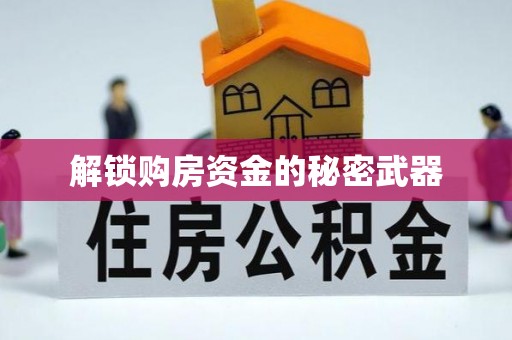 绍兴解锁购房资金的秘密武器