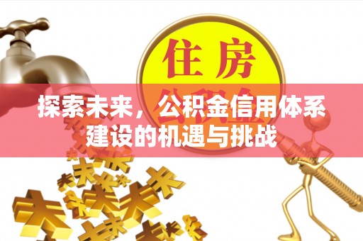 绍兴探索未来，公积金信用体系建设的机遇与挑战