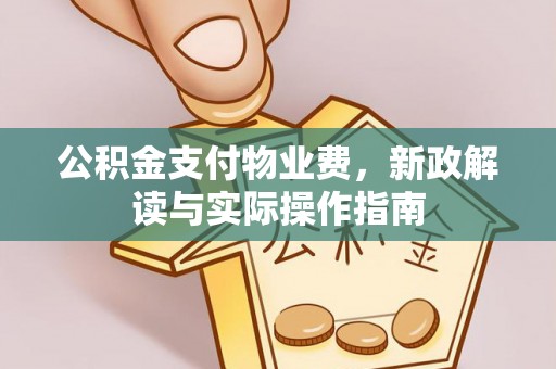 绍兴公积金支付物业费，新政解读与实际操作指南